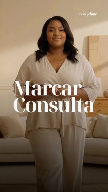 Capa do vídeo da Obesity Clinic com o título Marcar Consulta